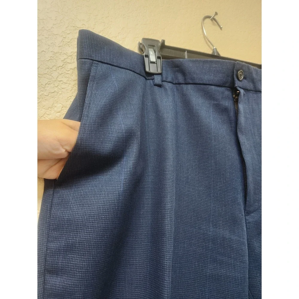 Brooks Brothers Men's Blue Chino Dress Pants Clark Fit W42/L30 Cotton
